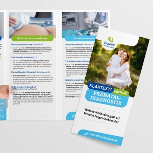 Flyer Klartext über die Abtreibung: Pranataldiagnostik – Shop ALfA e.V.